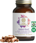Pure Synergy Radiant Mood | Natural Mood and Sleep Supplement with Organic Saffron | with Saffron, Lemon Balm, and Magnolia Bark | for Sleep, and Stress Support (60 Capsules)