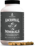 Ancestral Supplements Minerals & Electrolytes Capsules, 180 Ct | A trace mineral supplement with magnesium, potassium & sodium supports hydration, immune health and performance.