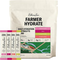 Ballerina Farm Farmer Hydrate Variety Pack, 4 Flavor Electrolyte Packets | Includes Berry, Raspberry Lemonade, Grapefruit Ginger, and Lemon Lime Basil, No Added Sugar, 18 Count