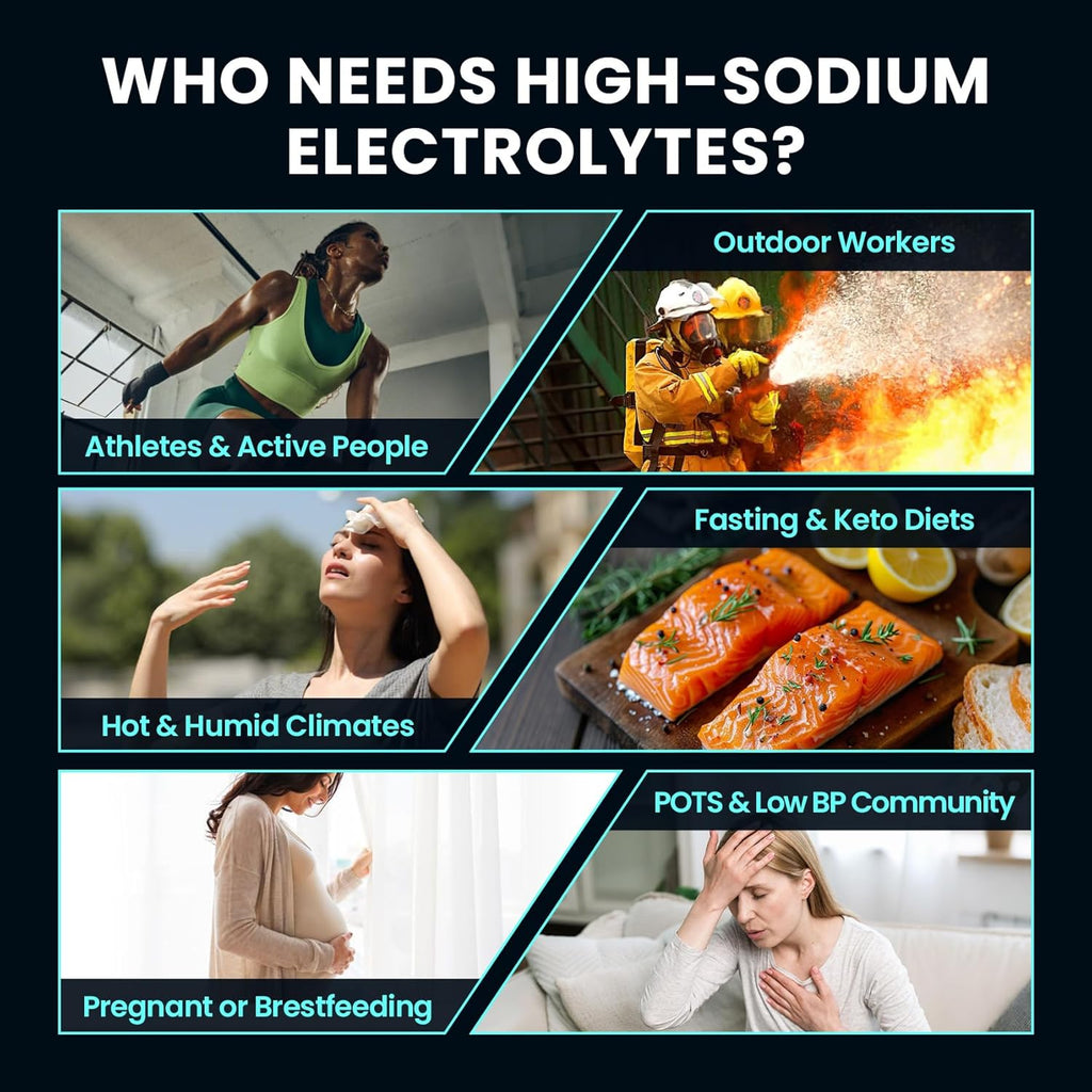 Venture Pal High Sodium Sugar Free Electrolytes Powder Packets, 16 Count | Hydration Packets with Sodium, Magnesium & Potassium, Vitamins, Zero Calories, Vegan, Keto & Paleo Friendly