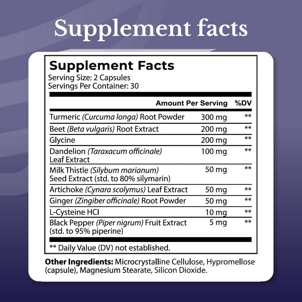 Liver Renew - Liver Cleanse Detox & Repair - Liver Support Supplement with Artichoke Extract, Milk Thisle, Dandelion and Turmeric (1 Bottle)