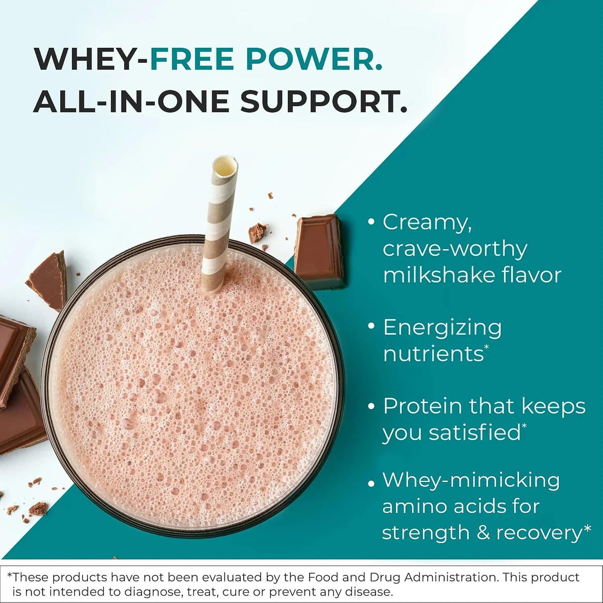 Reignite Wellness by JJ Virgin Bone Broth All-in-One Shake (Chocolate) and Extra Fiber Powder Supplement