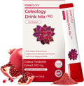 FOODOLOGY Coleology Drink Mix PRO | 3,000mg Prebiotic Fiber & Metabolism Support | Daily Pomegranate Stick Powder for Gut Health & Weight Management | 15 Sticks