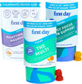 FIRST DAY Teen's Multivitamin, Calming Magnesium & Brain Focus Gummies | Daily Nutrients, Mood, & Focus | Clean Label Project Verified® | Vegan | 30-Day Supply