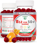 Lunakai USA Made Vitamin B12 Gummies for Adults 50+, 3000mcg, 60ct | Non-GMO, Vegan B12 Supplement for Energy Metabolism & Daily Vitality Support - Tasty & Non-Sticky Gummies