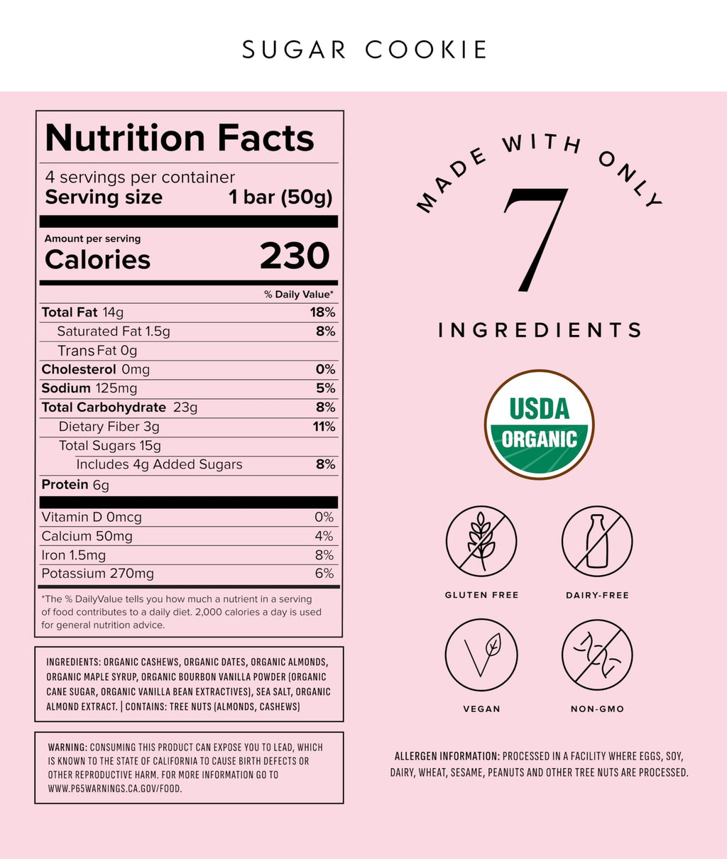 Truvani Plant Based Snack Bars | Variety | 12 Pack | Vegan | 5-8g Protein | USDA Organic and Vegan | Dairy, Soy, and Gluten Free | Individually Wrapped