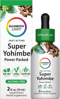 Rainbow Light Yohimbe Extract Supplement for Men and Women | 2 Fl Oz | Fast Acting Formula | from the Stem and Bark | Alcohol Free | Non-GMO and Gluten Free