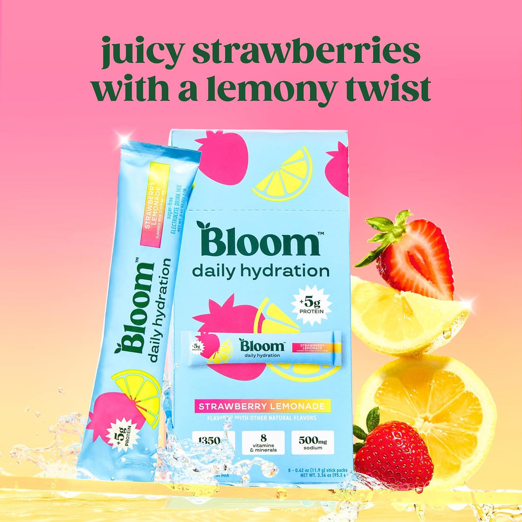 Bloom Energy Sticks Peach Mango and Hydration Sticks Strawberry Lemonade Bundle