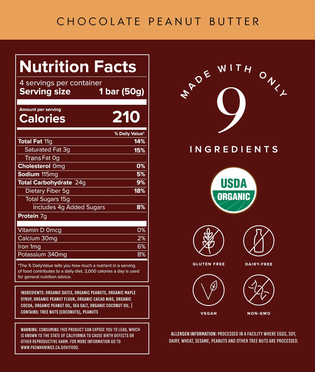 Truvani Plant Based Snack Bars | Variety | 12 Pack | Vegan | 5-8g Protein | USDA Organic and Vegan | Dairy, Soy, and Gluten Free | Individually Wrapped