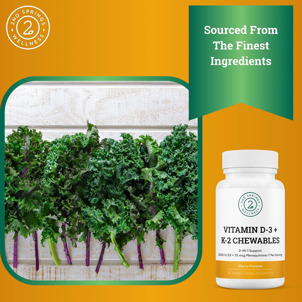 Women's Daily 7 Essentials & Vitamin D3 + K2 Chewables Bundle