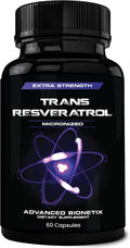 Advanced Bionetix 2X Potency Micronized Trans Resveratrol Supplement. 1200mg per 2 Capsules. High Absorption Antioxidant Formula. Promotes Anti Aging, Cognitive Support & Heart Health - PrimeBioHealth - canada supplements