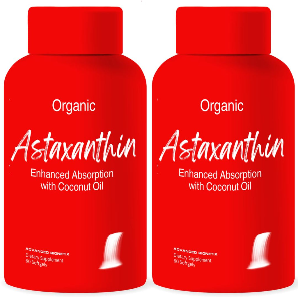 Advanced Bionetix Triple Strength AstaQuil™ Astaxanthin 12mg High Bioavailability Formula, 60 Softgels Organic Coconut Oil for Enhanced Absorption. Powerful Antioxidant for Eye, Joint & Heart Health - PrimeBioHealth - canada supplements