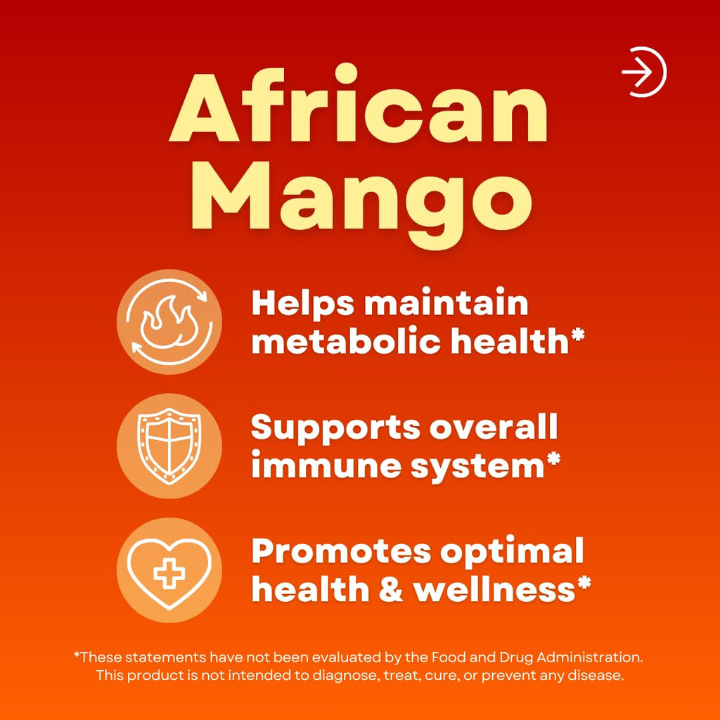 African Mango Capsules for Immune System, Metabolism, and Nutritional Wellness Support - Pure 10:1 Irvingia Gabonensis Extract - 180 Veggie Capsules Non-GMO, Gluten-Free, Vegan-Friendly - PrimeBioHealth - canada supplements