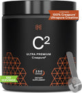HPN C2 Creatine Monohydrate for Performance, Recovery, Strength, Working Out, Vegan, Non-GMO, Dairy and Soy Free, Independently Tested, Ultrapure Premium Creapure (100 Servings) - PrimeBioHealth - canada supplements