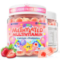 Kids Multivitamin Gummies + Calcium, Probiotics, Vitamin D3, C, Methylated B12 & Methylfolate, B6, A, K2, E, Zinc, Prebiotics for Children Ages 4+, Clean & Sugar Free, for Nutritional Support, 60 Cts - PrimeBioHealth - canada supplements