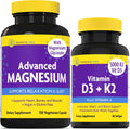 Magnesium & D3 Bundle: InnovixLabs Advanced Magnesium (150 Time-Release Capsules) and InnovixLabs Vitamin D3 +K2 Supplement (60 Softgels). Optimal Calcium Absorption, Supports Bone and Immune Health.* - PrimeBioHealth - canada supplements
