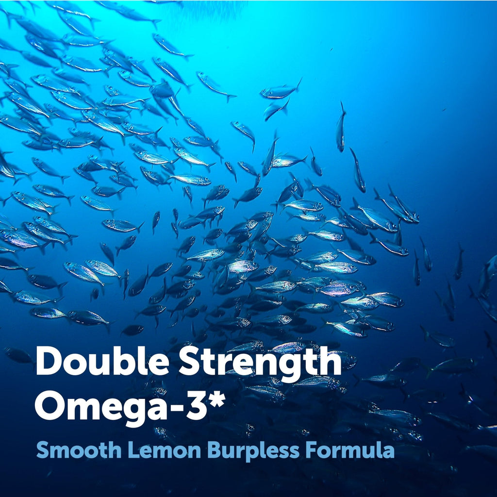 Micro Ingredients Omega 3 Fish Oil Supplements 3,000mg Per Serving, 240 Softgels | Lemon Flavored – Burpless | EPA 540mg + DHA 360mg | Deep Sea Fish - PrimeBioHealth - canada supplements