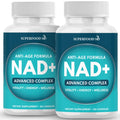 NAD+ Supplement Liposomal + Resveratrol for Women & Men, Astaxanthin, CoQ10, Alpha Lipoic Acid, Green Tea - 120 Count - PrimeBioHealth - canada supplements