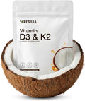 Resilia D3 K2 Vitamin 10000 IU + MK-7 200 mcg – High Potency Softgels with Coconut Oil for Maximum Absorption – Supports Bone Strength, Heart Health & Immune System – (30 Count) - PrimeBioHealth - canada supplements