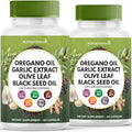 Superfood MD Oregano Oil Garlic Extract Olive Leaf Black Seed Oil Astragalus- for Women and Men- 60 Count - PrimeBioHealth - canada supplements