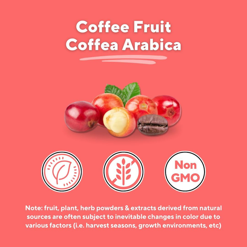 Vitacoffee Caffeine Pills - Coffee Fruit, Vitamin C, Vitamin D, Zinc Gluconate - Energy, Memory, Focus, Antioxidant, Skin Support - 60 Veggie Capsules - Non-GMO, Gluten-Free, Vegan Supplement - PrimeBioHealth - canada supplements